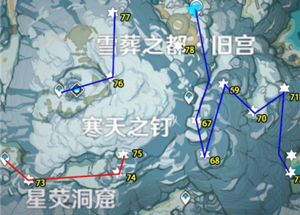 原神龙脊雪山绯红玉髓在哪里 原神龙脊雪山绯红玉髓位置介绍