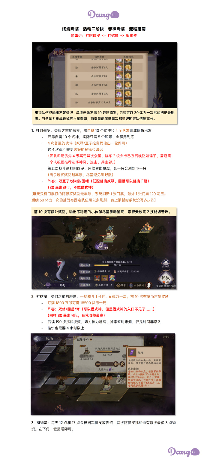 阴阳师邪神降临怎么玩 阴阳师邪神降临通关图文攻略