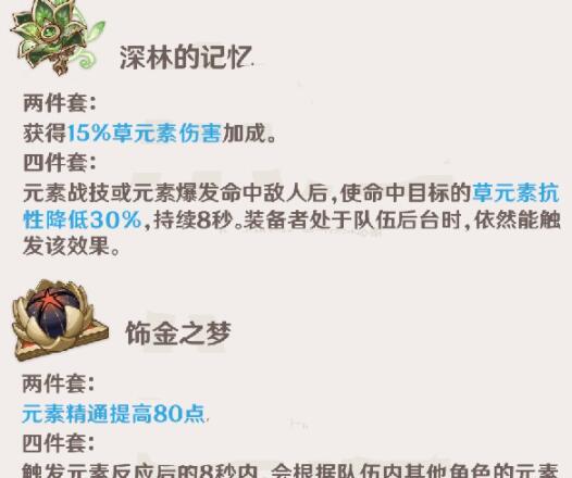 原神3.0新圣遗物有哪些 原神3.0新圣遗物装备全汇总介绍