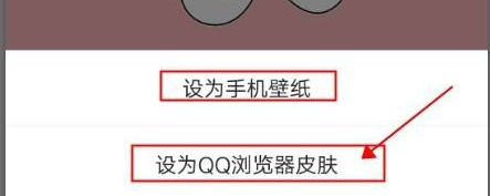 QQ浏览器怎样自定义手机壁纸或浏览器皮肤?QQ浏览器自定义手机壁纸或浏览器皮肤的方法截图